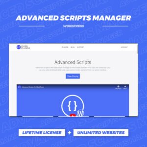 Advanced Scripts manager